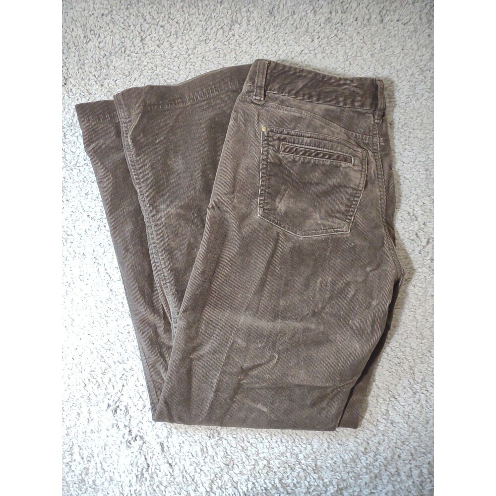 Eddie Bauer Straight Leg Corderoy Pants Women's Sz 6 Retro Hippie
